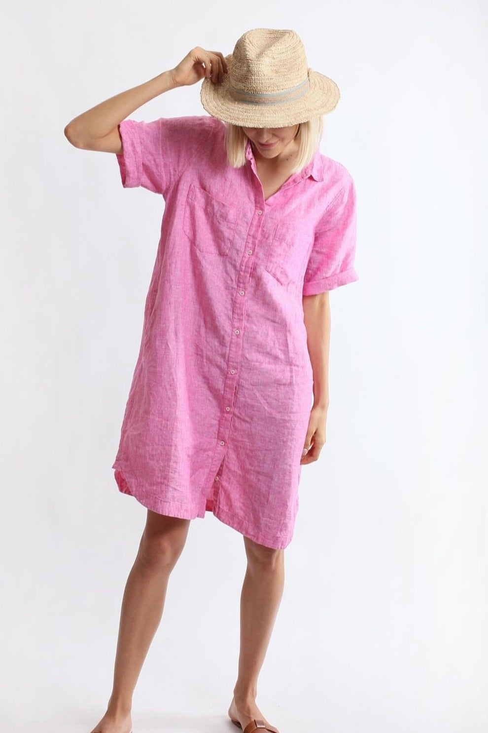 Everyday Short Sleeve Shirtdress