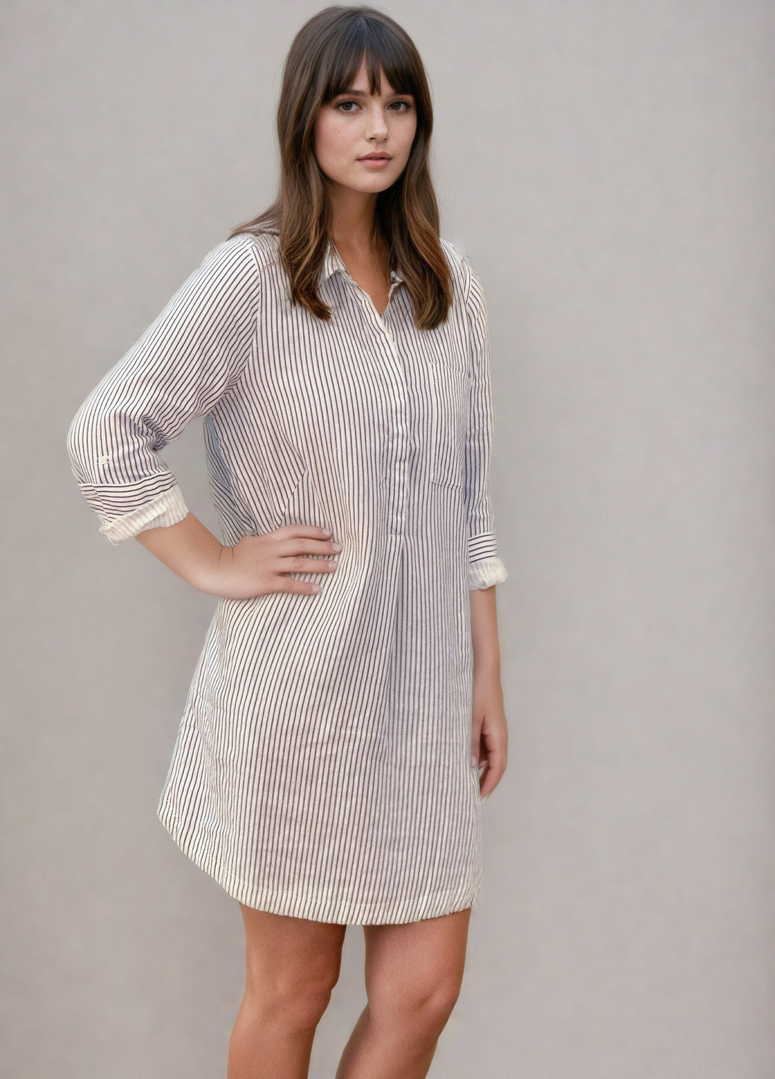 Long Sleeve Striped Dress