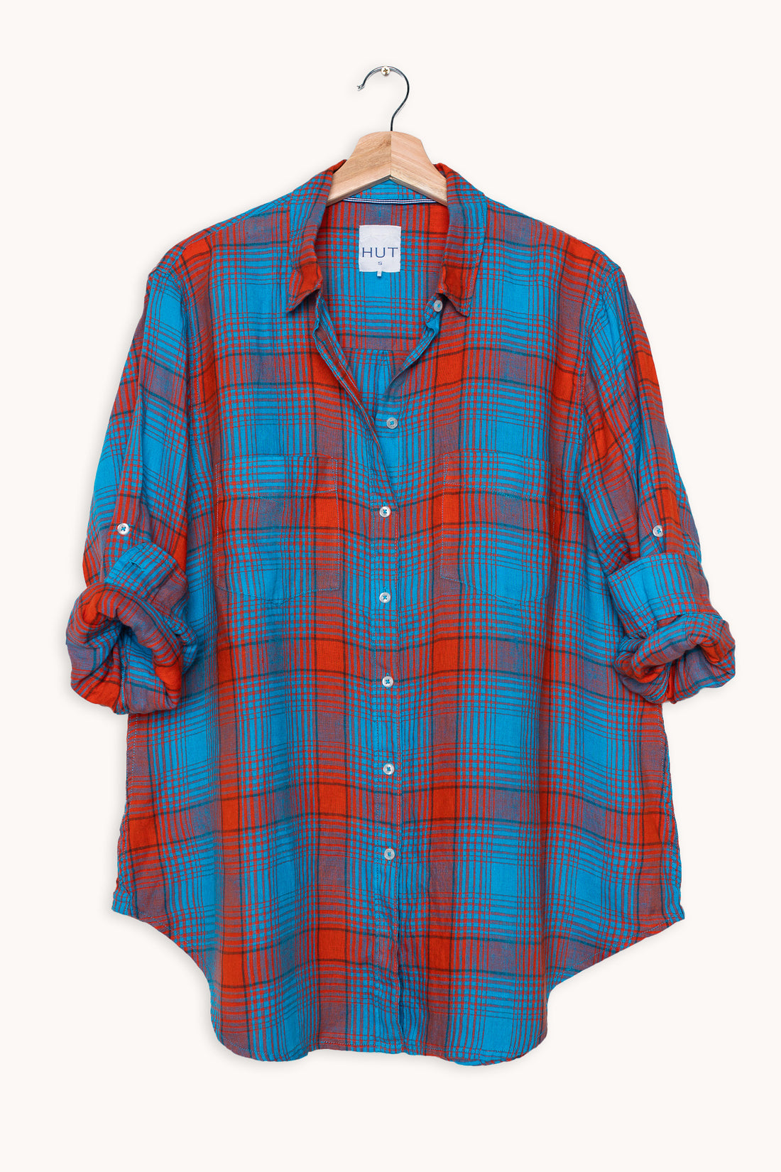 Lumberjack Plaid Boyfriend Linen Shirt