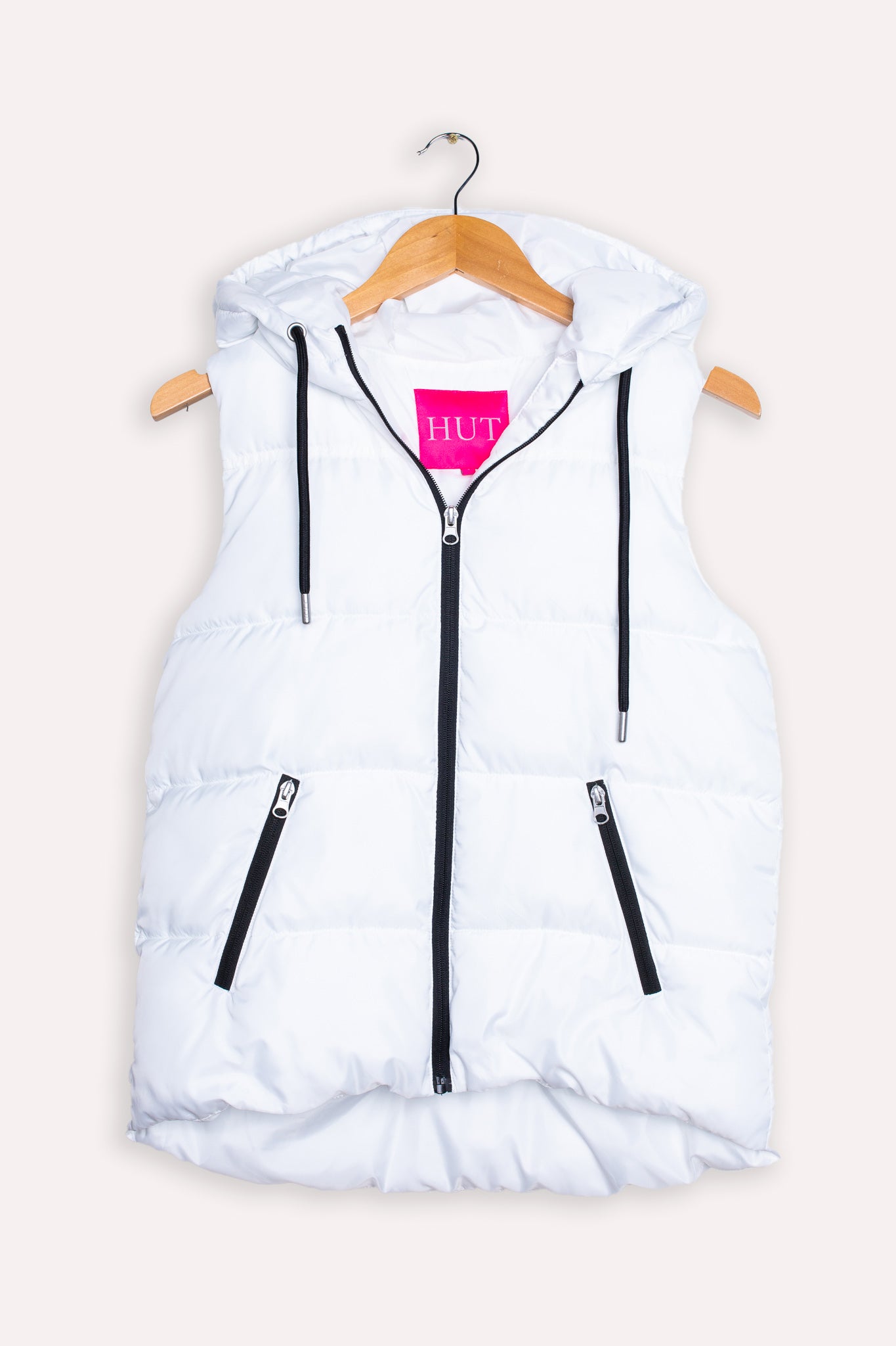 White Puffer Vest